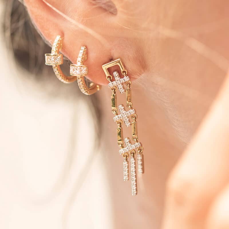 Amour Huggie Earrings