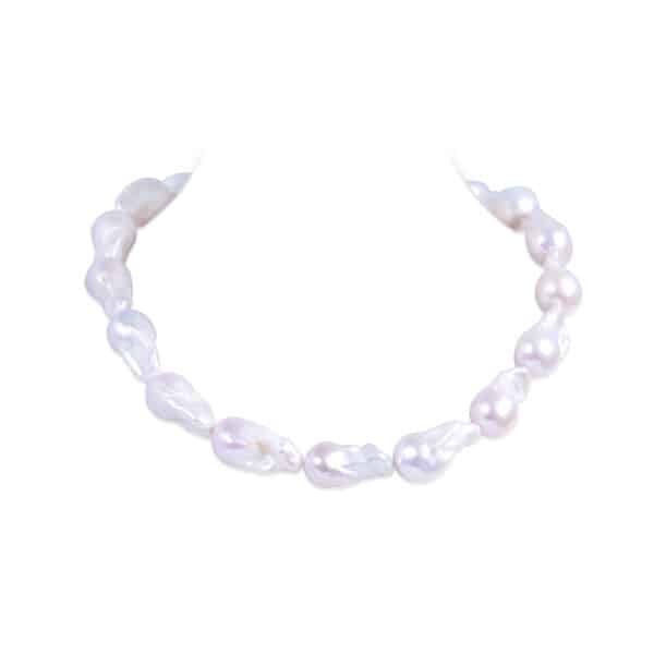 Anna Premium Baroque Pearl Necklace / 18 Inches