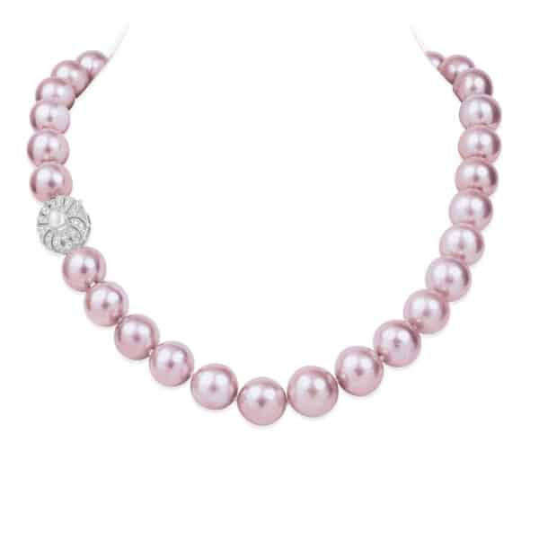 Anna Edison Pearl Necklace/ Moonstone/ 22-23 inches