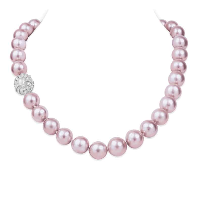 Anna Edison Pearl Necklace/ Moonstone/ 22-23 inches