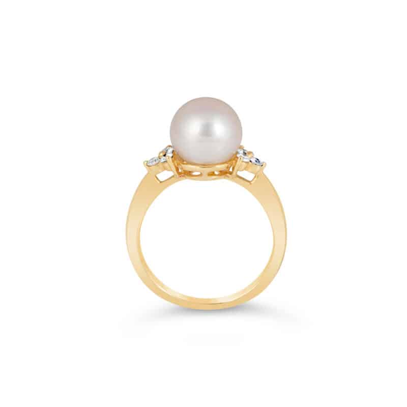 Anne Pearl & Diamond Ring