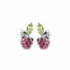 Ruby Apple Ear Studs