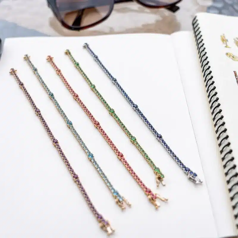 Aquamarine Tennis Bracelet / March