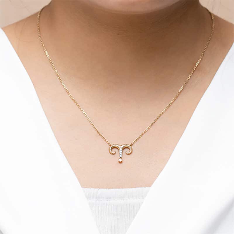 Aries Zodiac Necklace