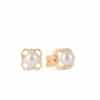 Ava Pearl and Diamond Earrings