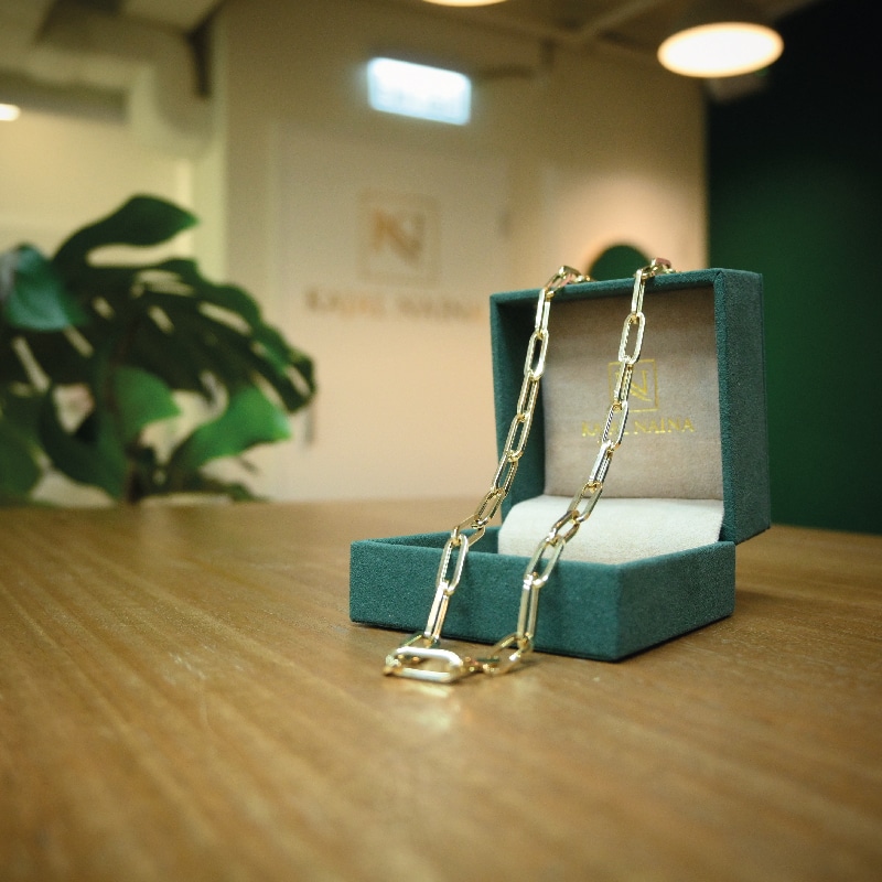 Big Paperclip Chain Link Bracelet
