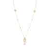 Blessing Aum & Lotus Long Satoir Necklace