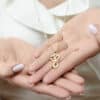 Blessing Aum & Lotus Long Satoir Necklace