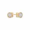 Bling Circle Earrings