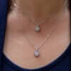 Bling Cushion Pendant