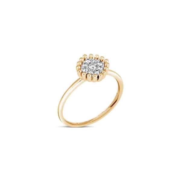 Bling Cushion Ring
