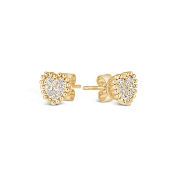 Bling Heart Earrings
