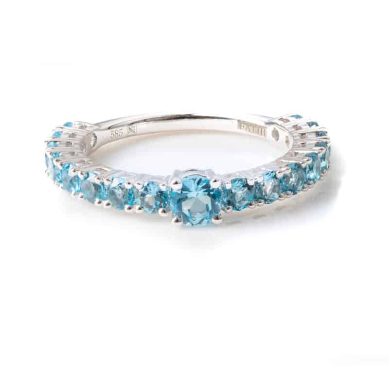 Blue Topaz Pop Ring