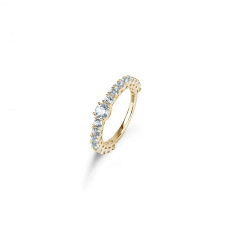 Blue Topaz Pop Ring