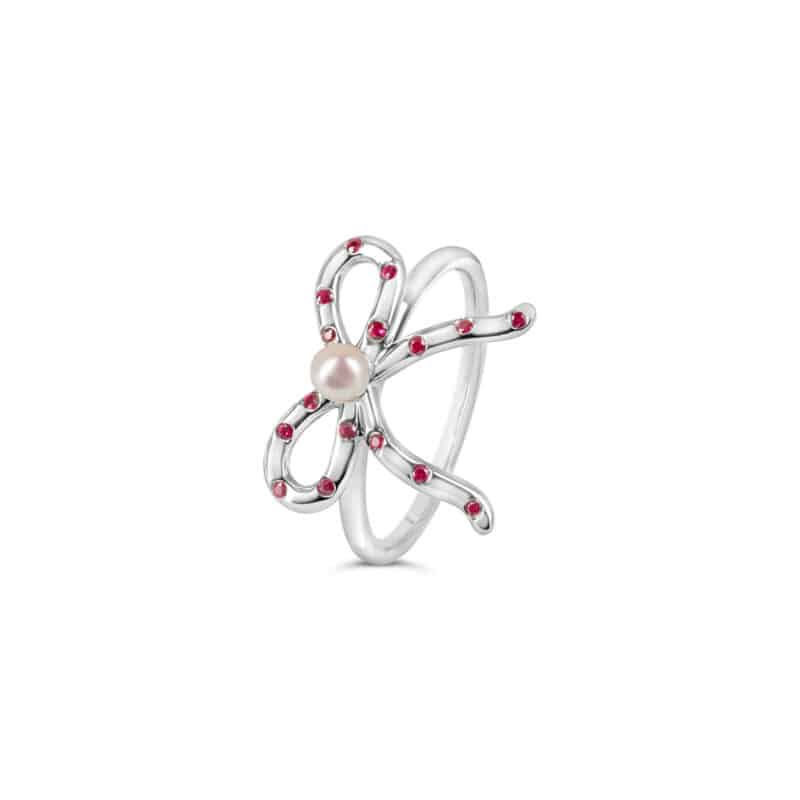 Blushing Bow Ring