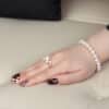 Bubbles Pearl & Diamond Ring