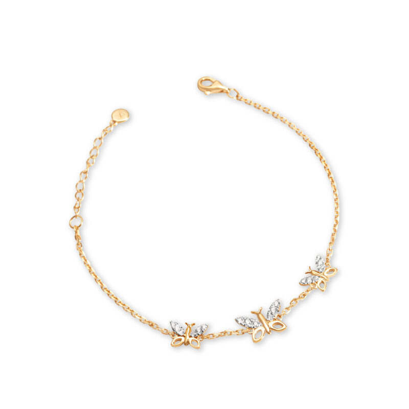 Butterfly Wings Diamond Bracelet (Adult)