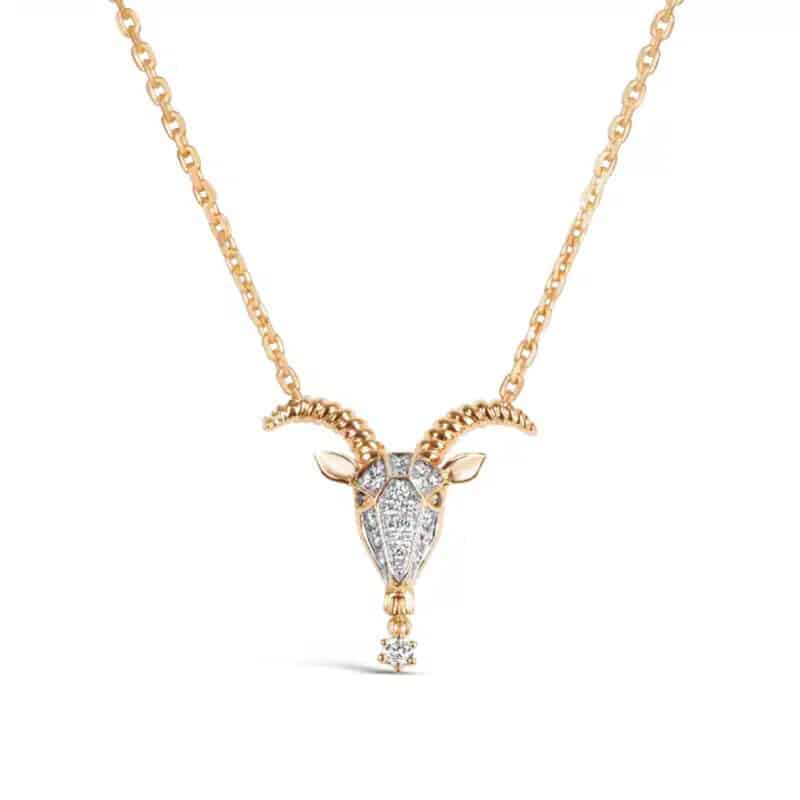 Capricorn Zodiac Necklace