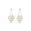 Cascade Pearl Earrings/ 14K