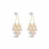 Cascade Pearl Earrings/ 14K