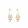 Cascade Pearl Earrings/18K