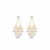 Cascade Pearl Earrings/18K