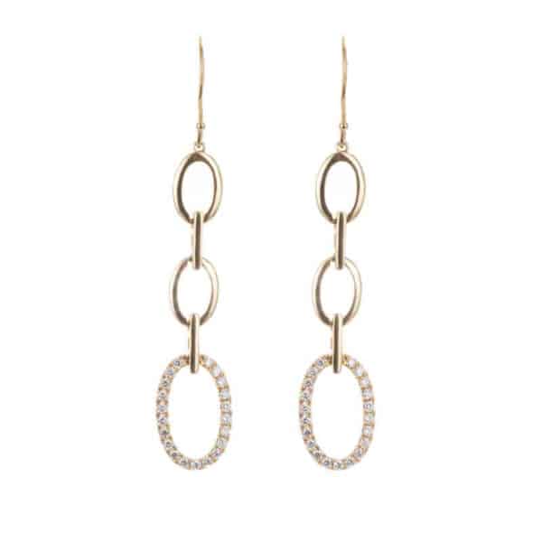 Chain of Love Long Earrings