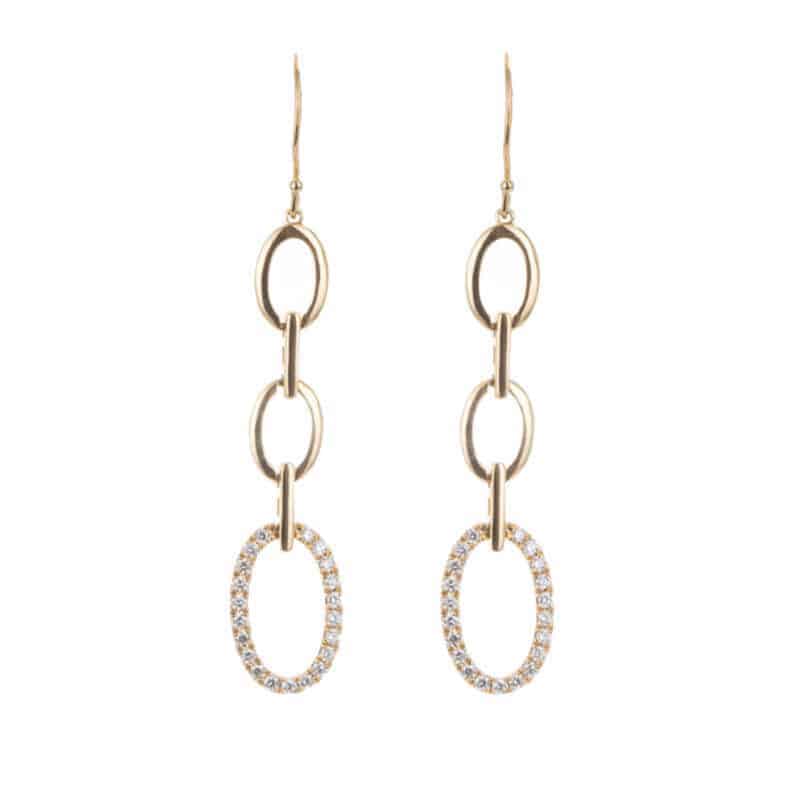 Chain of Love Long Earrings