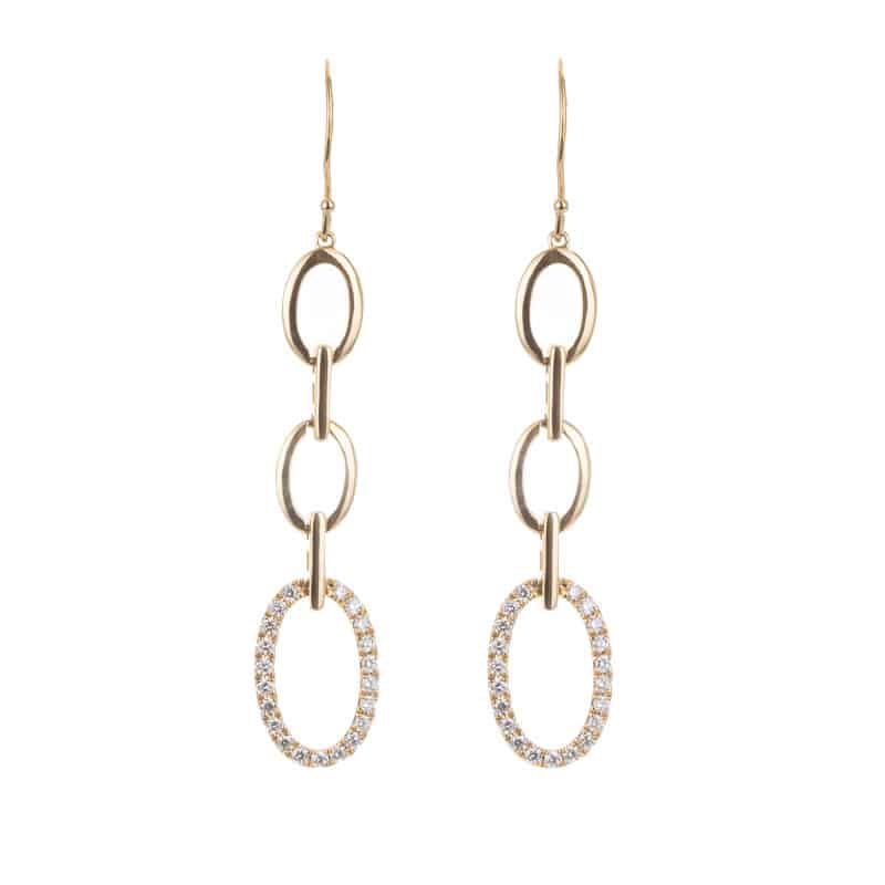 Chain of Love Long Earrings
