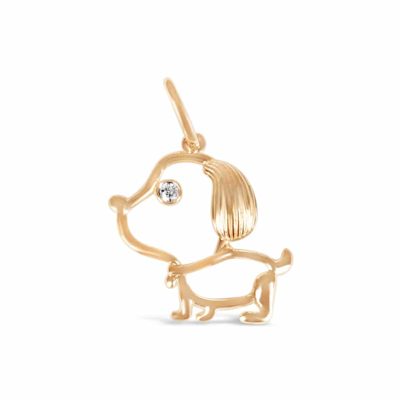 Lunar Zodiac Pendant - Dog