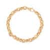 Chunky Chain Link Gold Bracelet (Matte)