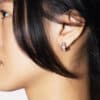 Chunky Diamond Single Earrings