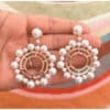 Circle of pearls Danglers