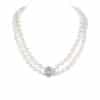 Clara Double Oval Pearl Necklace