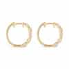 Coil Hoop with Diamond Earrings