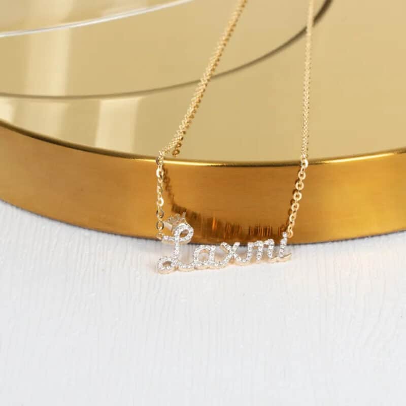 Cursive Style Name Necklace