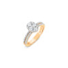 Deana Split Shank Pave Diamond Engagement Ring - Regular