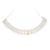 Diana Double Oval Pearl Necklace (Tube Clasp)