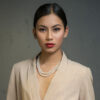 Diana Double Oval Pearl Necklace (Tube Clasp)