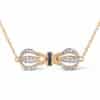 Dols Blue Sapphire Vajra Necklace