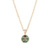 Double Happiness Pendant - Ruby + Malachite