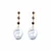 Trinity Baroque Pearl Drop Earrings