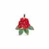 Enchanting Diamond Laligurans Pendant (Red/Green)