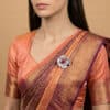 Exquisite Midnight Peony Brooch/ Pendant – KN
