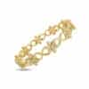 Flower Diamond Bangle