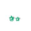 Flower Green Ear Studs