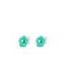 Flower Turquoise Ear Studs