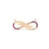 Forever Love Infinity Pink Sapphire Necklace