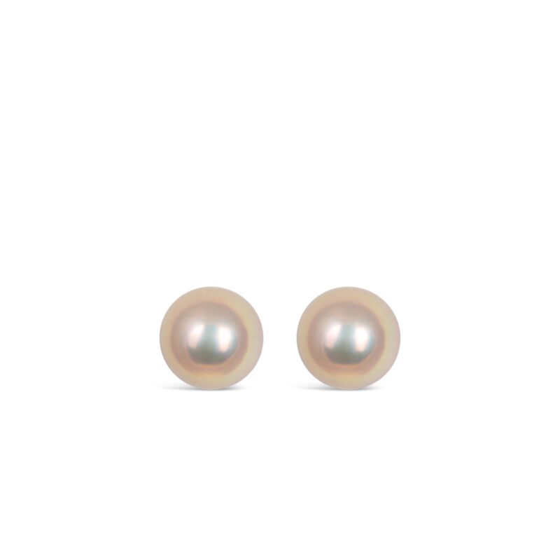 Freshwater Pearl Ear Studs/ Creamy White