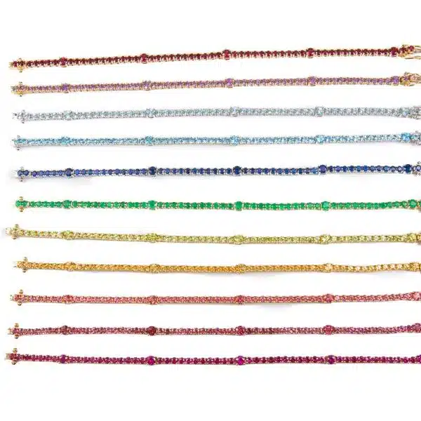 Garnet Tennis Bracelet/ January
